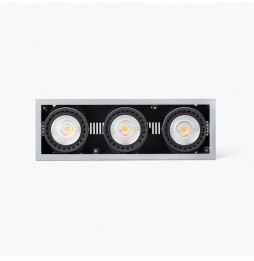 FARO - Empotrable MINI COLIN-3 LED FOOD 75W BREAD 20° gris