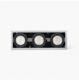 FARO - Empotrable MINI COLIN-3 LED FOOD 75W BREAD 20° gris