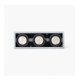 FARO - Empotrable MINI COLIN-3 LED FOOD 75W BREAD 20° gris