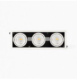 FARO - Empotrable MINI COLIN-3 LED FOOD 75W MEAT 56° blanco