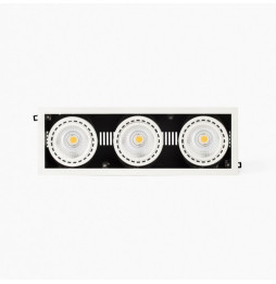FARO - Empotrable MINI COLIN-3 LED FOOD 75W MEAT 56° blanco