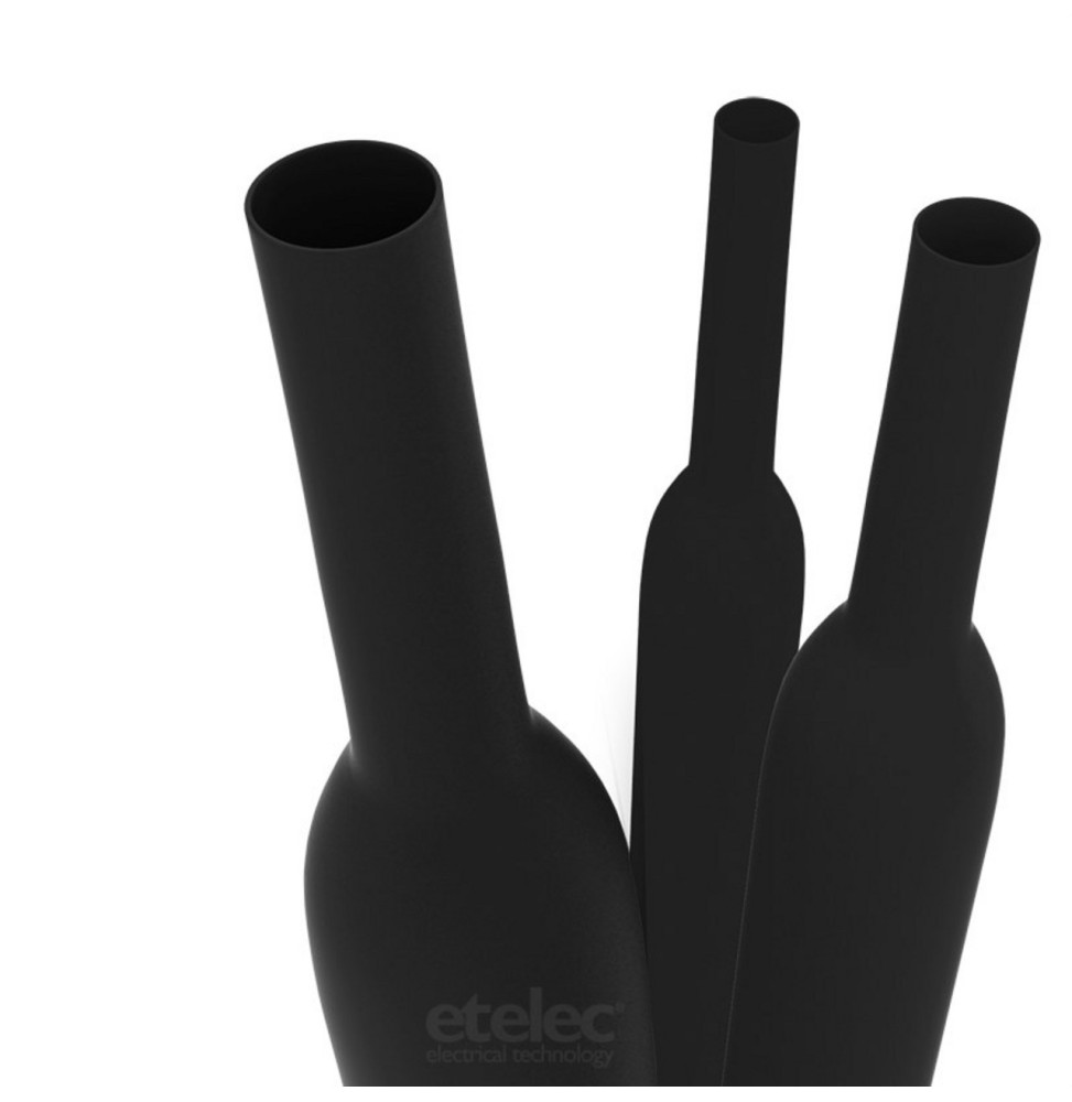 HT-INSTRUMENTS - Funda termorretractil ROLLBOX 1.6BK negro (caja 10m)
