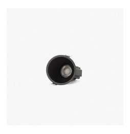 FARO - Downlight TULIPA asimétrica 10W NG 15° 3000K CRI90 TRIAC negro