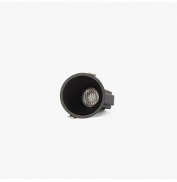 FARO - Downlight TULIPA asimétrica 10W NG 15° 3000K CRI90 CASAMBI negro