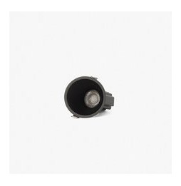 FARO - Downlight TULIPA asimétrica 10W NG 15° 2700K CRI90 TRIAC negro