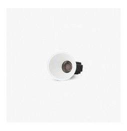 FARO - Downlight TULIPA asimétrica 10W 24° 4000K CRI90 CASAMBI blanco