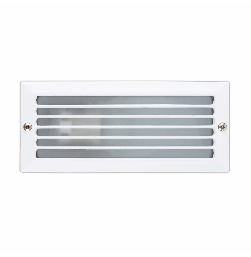 FARO - Luminaria empotrable ESCA E27 9/40W aluminio blanco