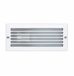 FARO - Luminaria empotrable ESCA E27 9/40W aluminio blanco