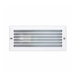 FARO - Luminaria empotrable ESCA E27 9/40W aluminio blanco