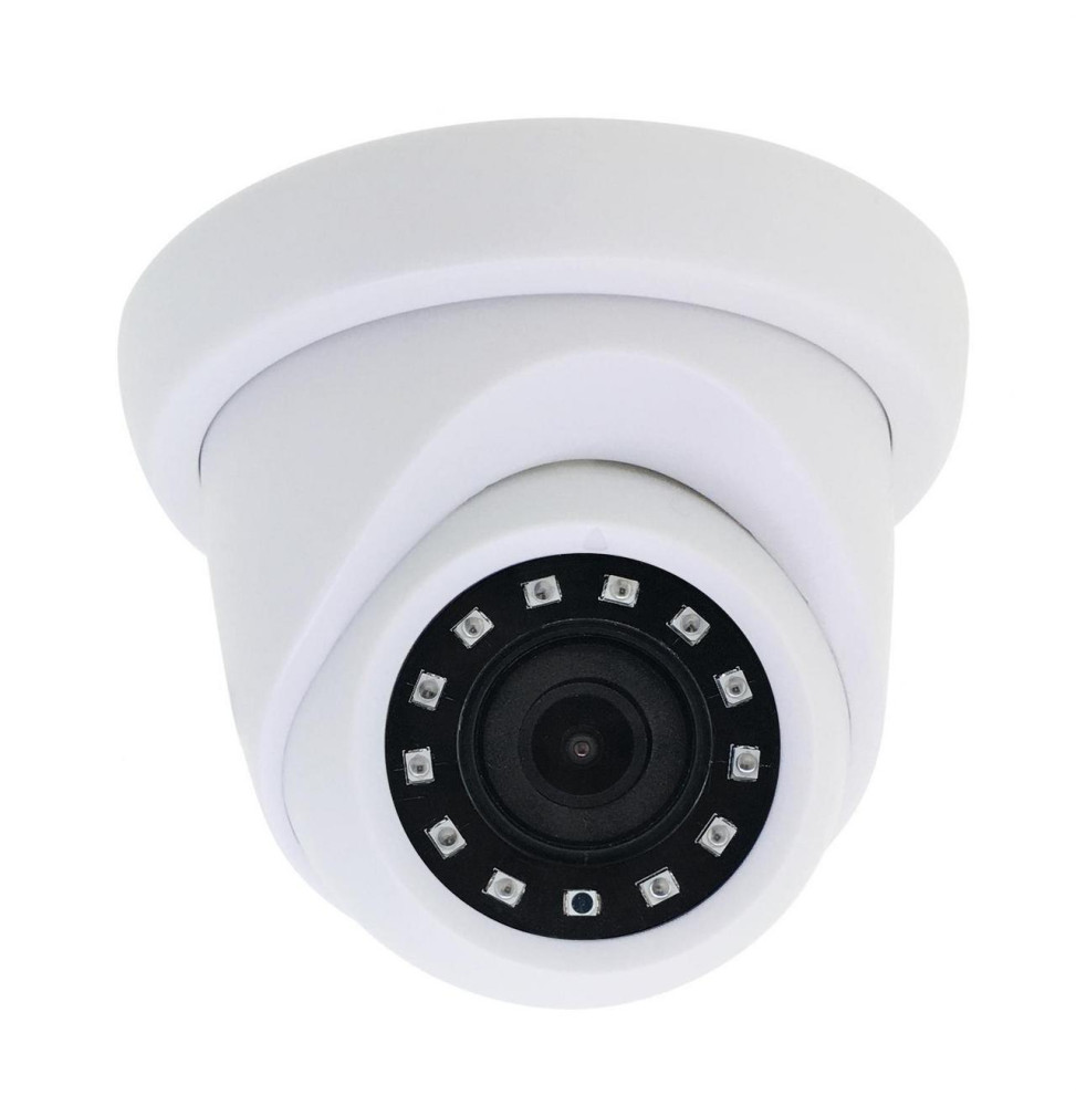 FERMAX - Cámara auxiliar minidomo IP resolución 2MP óptica fija 2.8mm LEDS IR alcance 30m codificación H265+