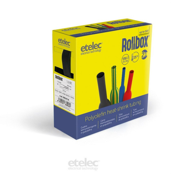 HT-INSTRUMENTS - Funda termorretractil ROLLBOX 9.5BK negro (caja 6m)