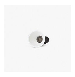 FARO - Downlight TULIPA asimétrica 7W 55° 2700K CRI90 TRIAC blanco