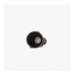 FARO - Downlight TULIPA asimétrica 10W NG 55° 3000K CRI90 TRIAC negro