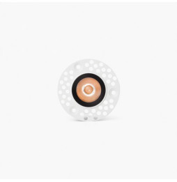 FARO - Downlight empotrable UNO TRIM 8W 37° 2700K CRI90 DALI negro / negro