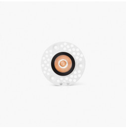 FARO - Downlight empotrable UNO TRIM 8W 37° 2700K CRI90 negro / negro
