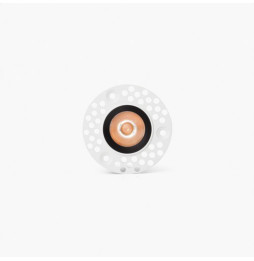 FARO - Downlight empotrable UNO TRIM 8W 24° 3000K CRI90 DALI negro / negro