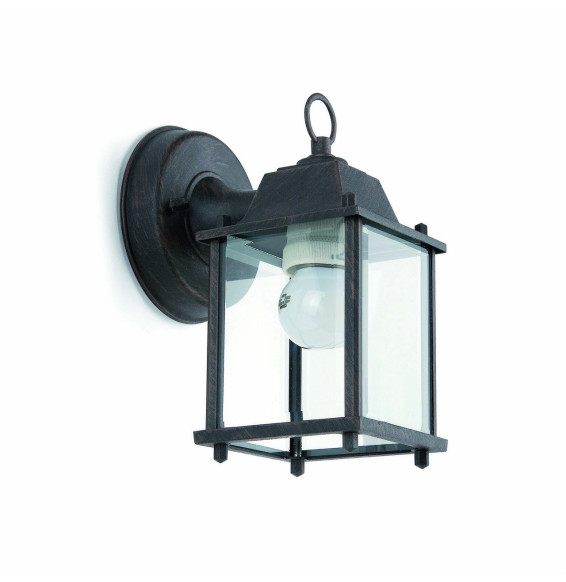 FARO - Aplique DADO-P E27/60W MINI 3UE27/13W marrón