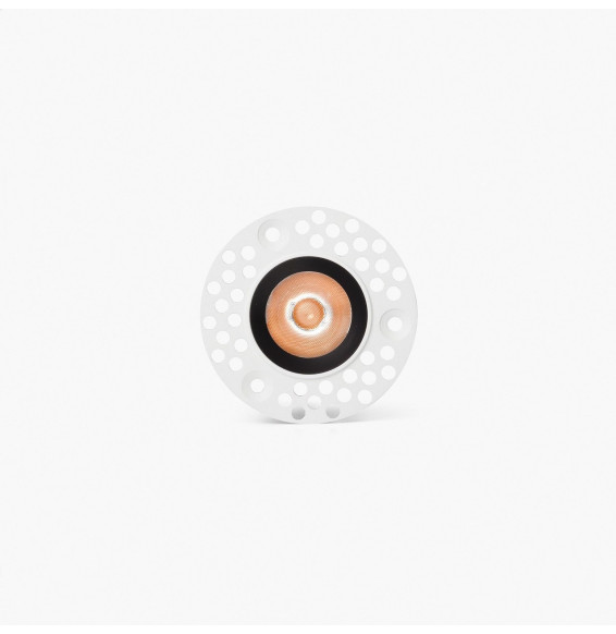 FARO - Downlight empotrable UNO TRIM 8W 37° 2700K CRI90 DALI blanco / negro