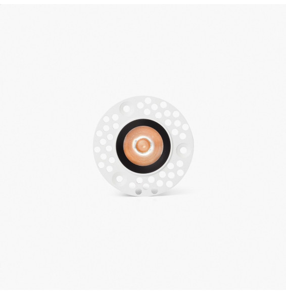 FARO - Downlight empotrable UNO TRIM 8W 11° 2700K CRI90 DALI blanco / negro