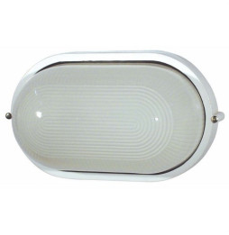 FARO - Aplique fundición DERBY-P E27 9/60W blanco