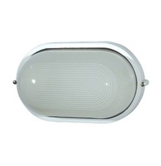 FARO - Aplique fundición DERBY-G E27 9/100W blanco