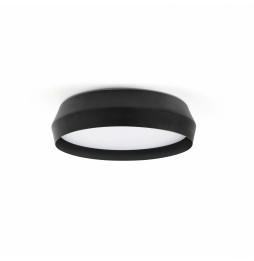 FARO - Aplique/plafón SHOKU 350 LED 24W 2700K DIM negro / negro