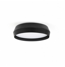 FARO - Aplique/plafón SHOKU 350 LED 24W 2700K DIM negro / negro