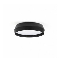 FARO - Aplique/plafón SHOKU 350 LED 24W 2700K DIM negro / negro