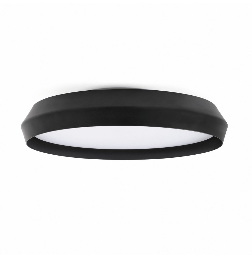 FARO - Aplique/plafón SHOKU 600 LED 40W 2700K DIM negro / negro