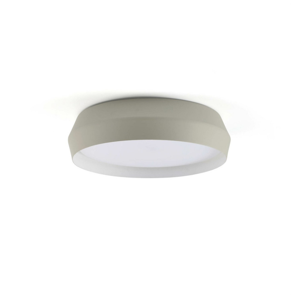FARO - Aplique/plafón SHOKU 350 LED 24W 2700K DIM gris / blanco