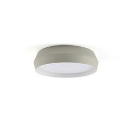 FARO - Aplique/plafón SHOKU 350 LED 24W 2700K DIM gris / blanco