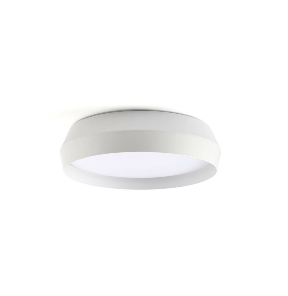 FARO - Aplique/plafón SHOKU 350 LED 24W 2700K DIM blanco / blanco