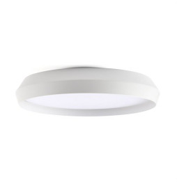 FARO - Aplique/plafón SHOKU 600 LED 40W 2700K DIM blanco / blanco