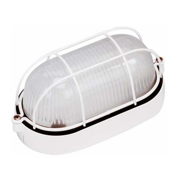 FARO - Aplique fundición ESTAY-P E27 9/60W blanco