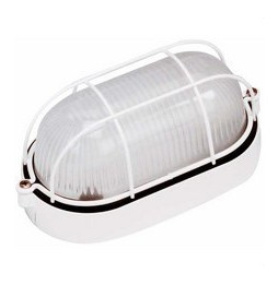 FARO - Aplique fundición ESTAY-P E27 9/60W blanco