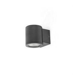 FARO - Aplique TOND 1L LED 5W 3000K gris oscuro