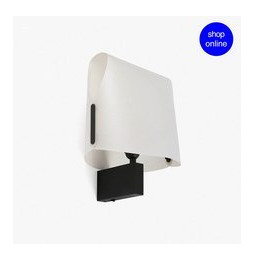FARO - Aplique LUANG 1xE27 negro / beige