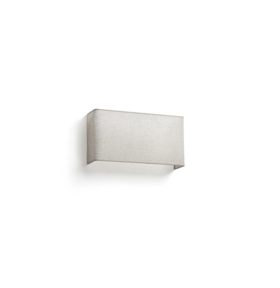 FARO - Aplique cuadrado OTTON 2xE27375x200x105 lino