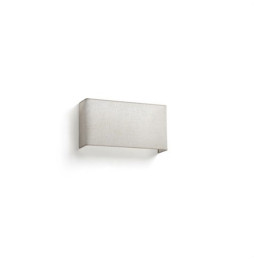 FARO - Aplique cuadrado OTTON 2xE27375x200x105 lino