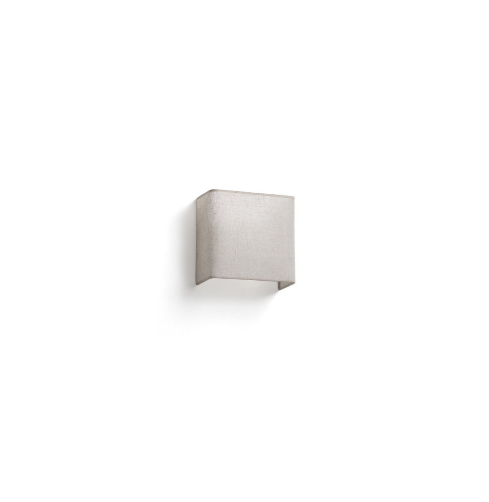 FARO - Aplique cuadrado OTTON 1xE27200x205x108 lino