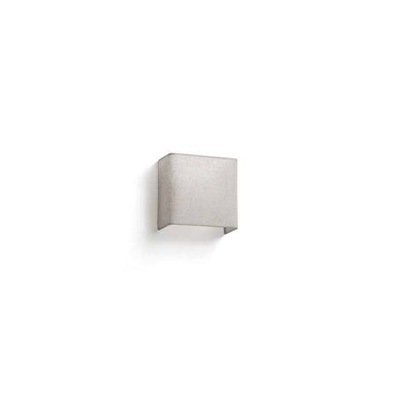 FARO - Aplique cuadrado OTTON 1xE27200x205x108 lino