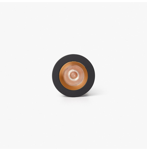 FARO - Downlight empotrable UNO 8W 11° 2700K CRI90 DALI negro / oro