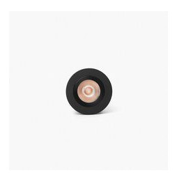 FARO - Downlight empotrable UNO 8W 24° 3000K CRI90 DALI negro / negro