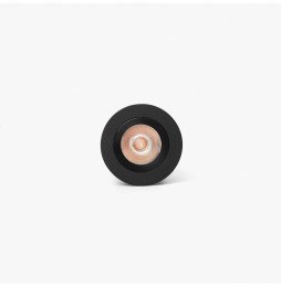 FARO - Downlight empotrable UNO 8W 24° 2700K CRI90 negro / negro
