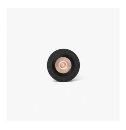 FARO - Downlight empotrable UNO 8W 24° 2700K CRI90 negro / negro