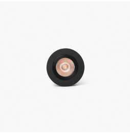 FARO - Downlight empotrable UNO 8W 11° 3000K CRI90 DALI negro / negro