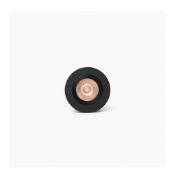 FARO - Downlight empotrable UNO 8W 11° 3000K CRI90 DALI negro / negro