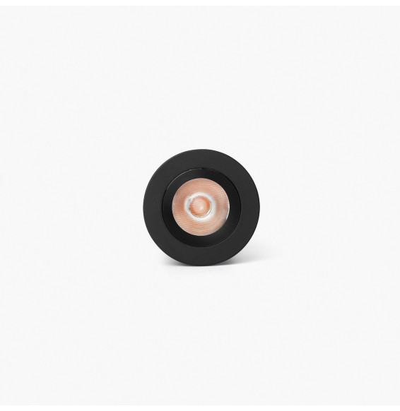 FARO - Downlight empotrable UNO 8W 24° 3000K CRI90 negro / negro