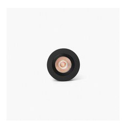FARO - Downlight empotrable UNO 8W 24° 3000K CRI90 negro / negro