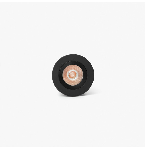 FARO - Downlight empotrable UNO 8W 24° 2700K CRI90 DALI negro / negro